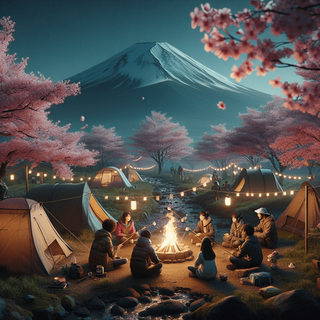Camping in Japan