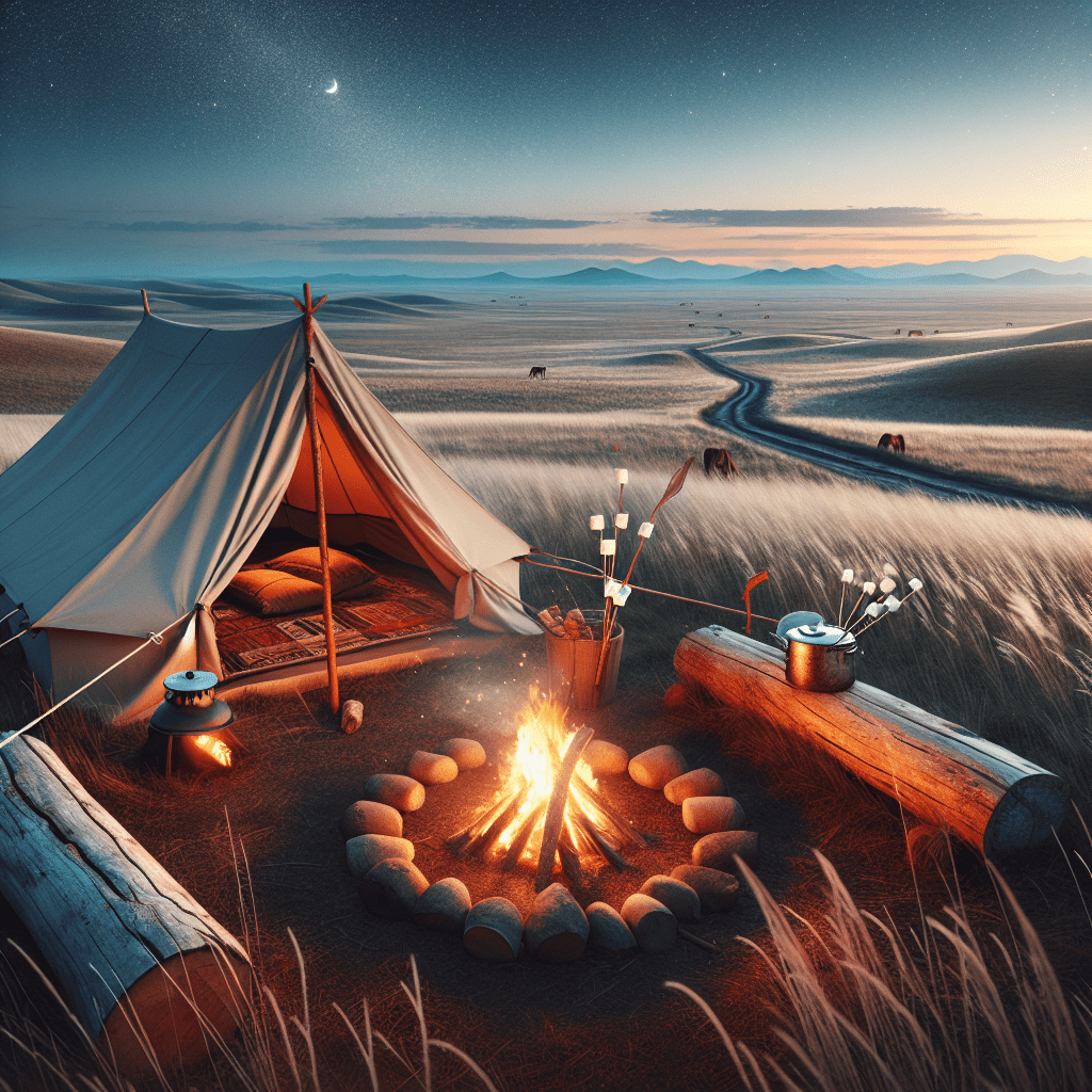 Camping in Kasachstan