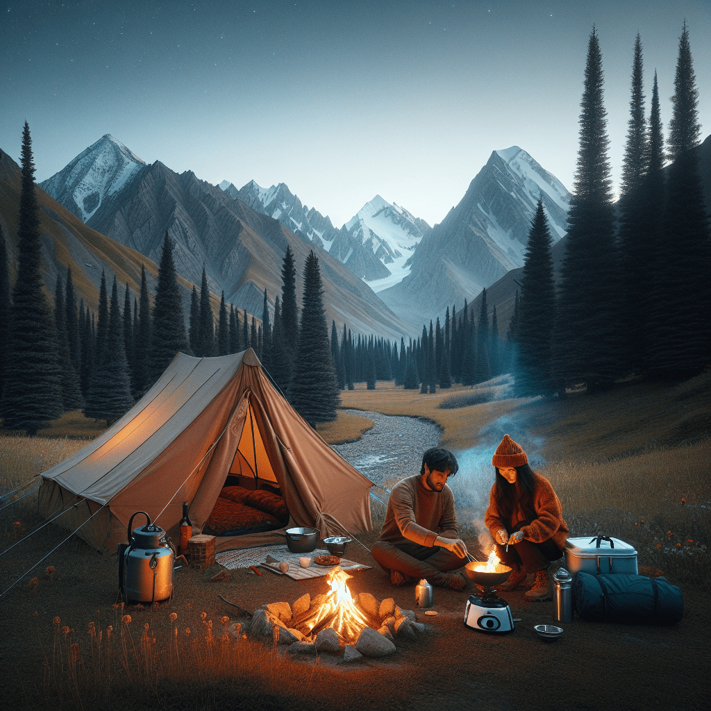 Camping in Kirgisistan
