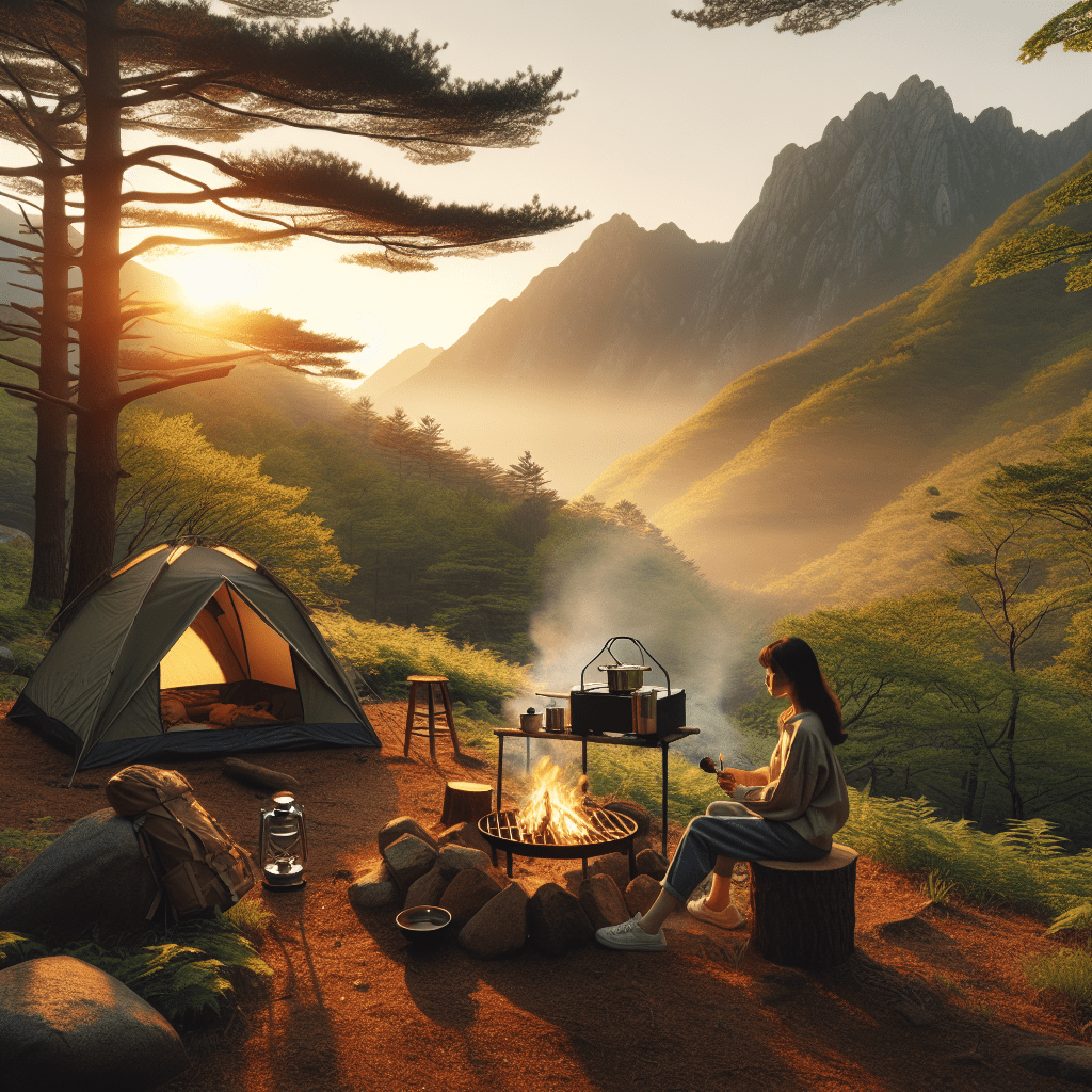 Camping in Südkorea