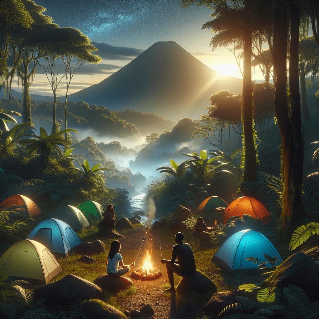 Camping in El Salvador