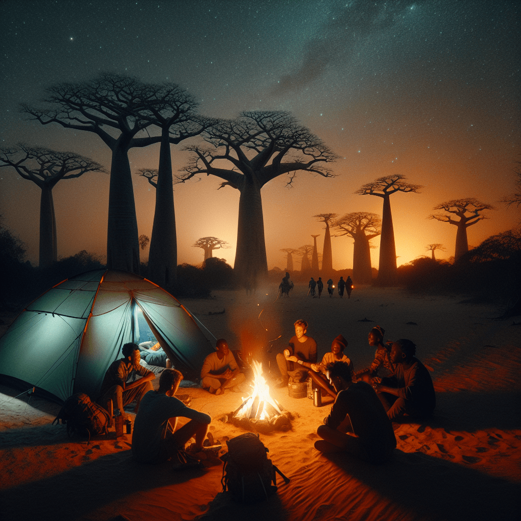 Camping in Gambia