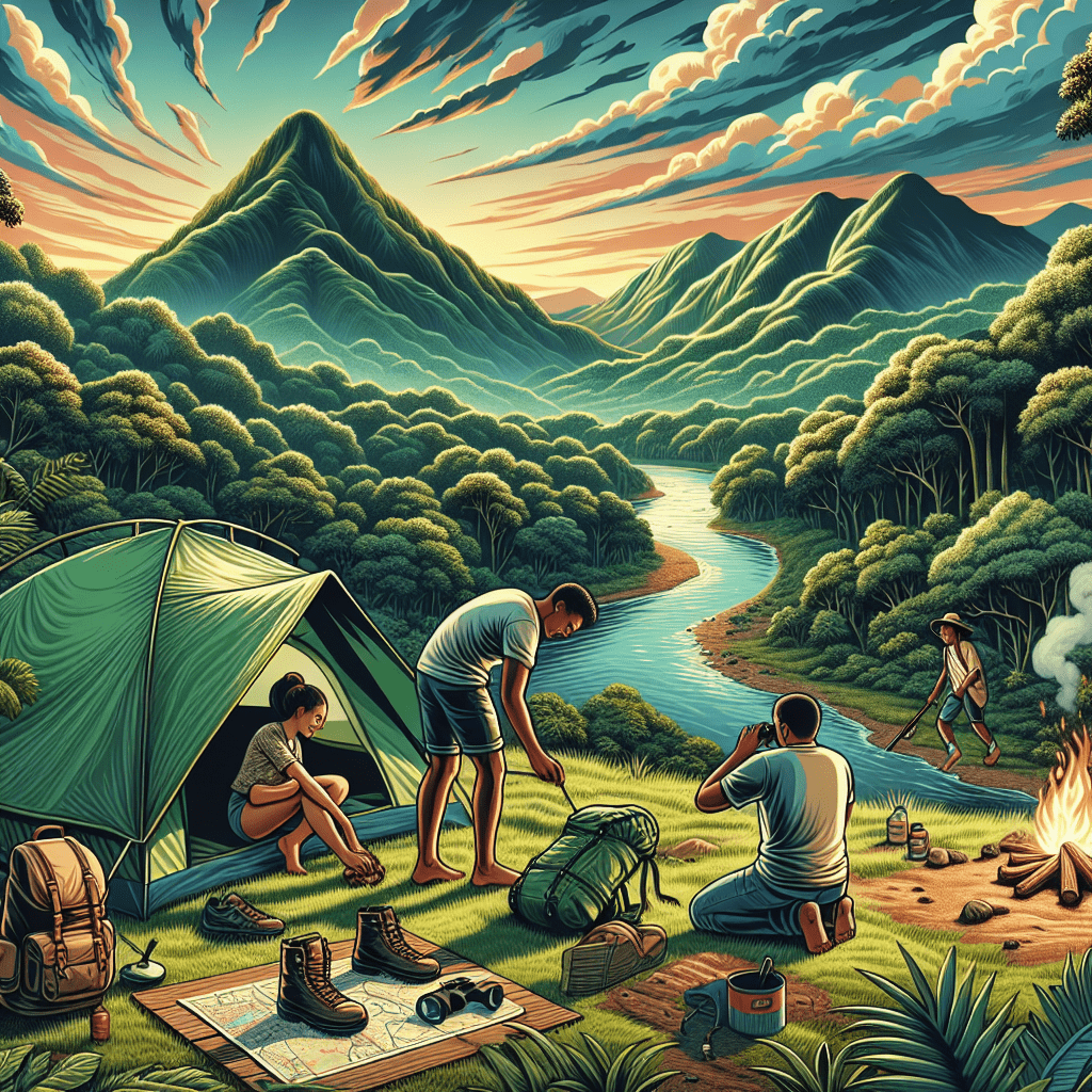 Camping in Honduras